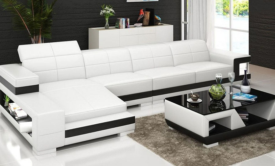 Kevlar-3sC- Leather Sofa Lounge Set